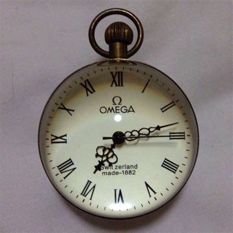 Rare Omega Swiss crystal ball Pocket watch 1882